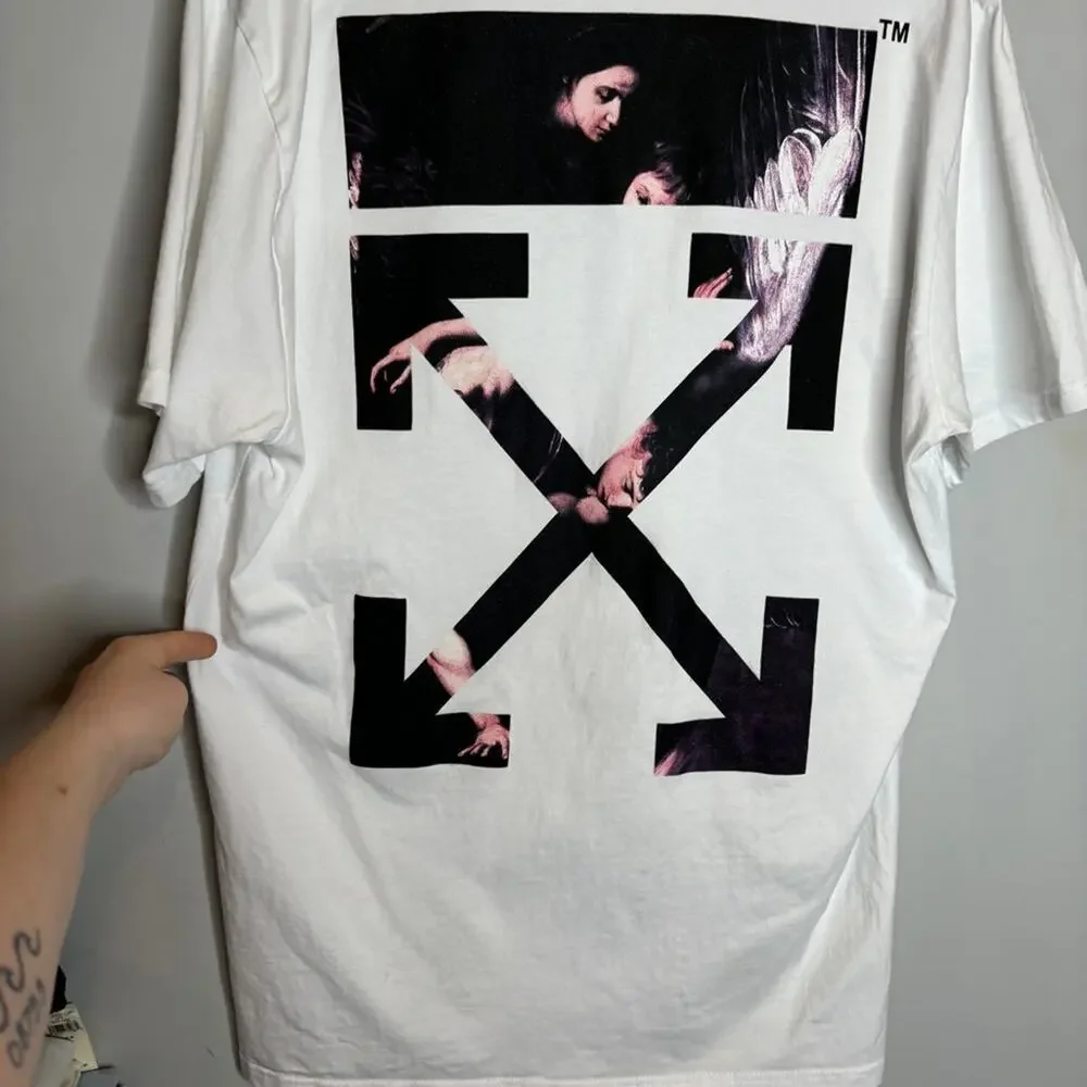 Off White Caravaggio Arrows Short Sleeve Over T-shirt - Picture 14 of 15